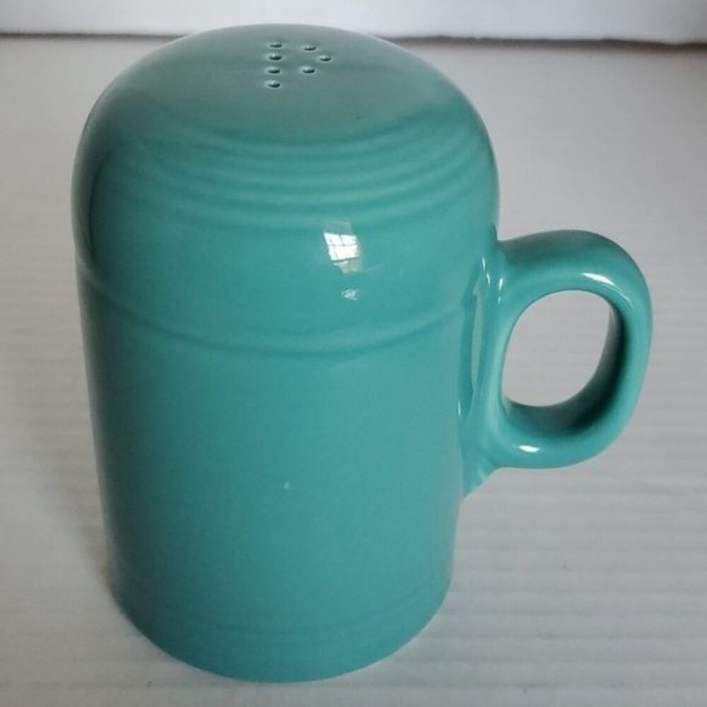 Fiestaware Fiesta CERAMIC Pepper Shaker Extra Large Rangetop Container Turquoise - Picture 11 of 12